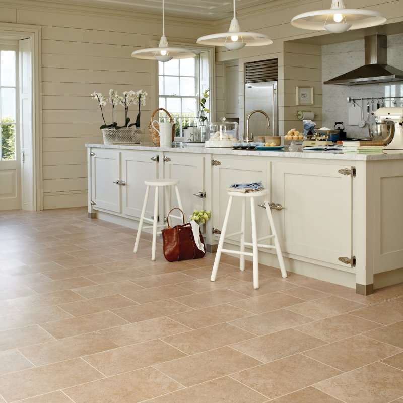 Karndean Knight Tile ST12 Bath Stone