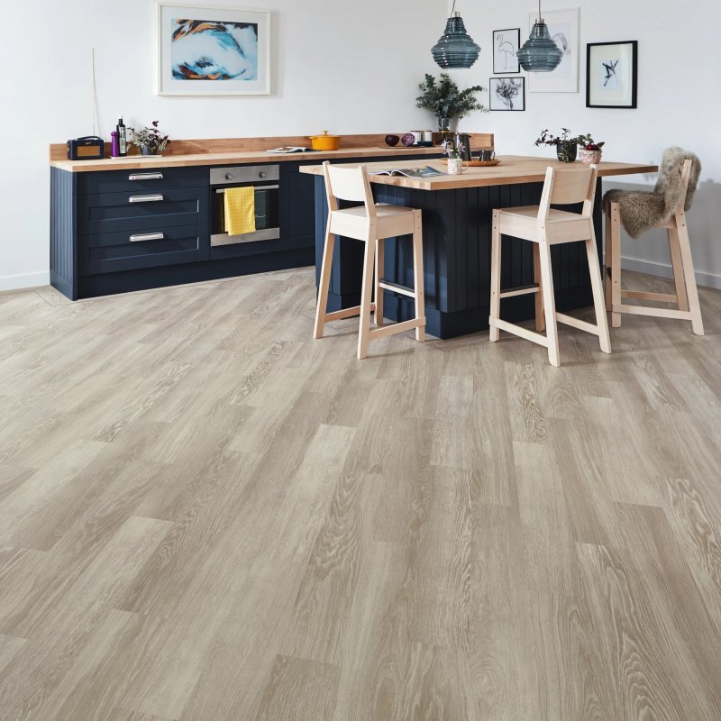 Karndean Knight Tile KP138 Grey Limed Oak