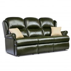 Sherborne Malvern Fixed 3 Seater Sofa (leather) Sherborne Malvern Fixed 3 Seater Sofa (leather)