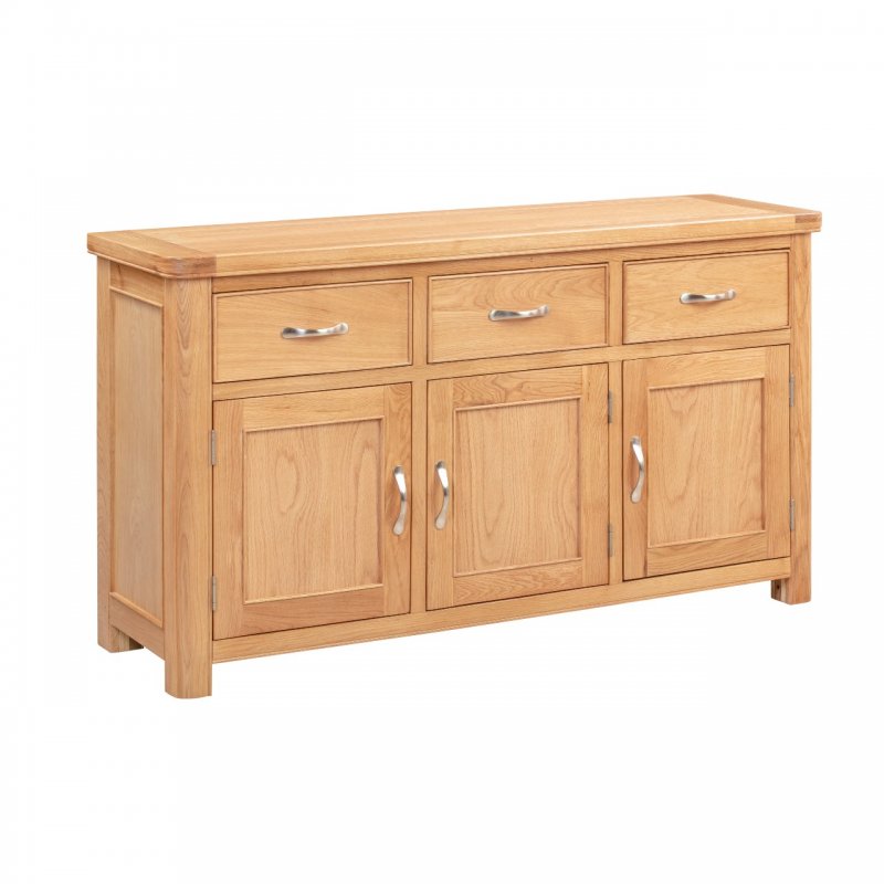 Papaya Chagford Oak 3 Door Sideboard