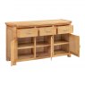 Papaya Chagford Oak 3 Door Sideboard