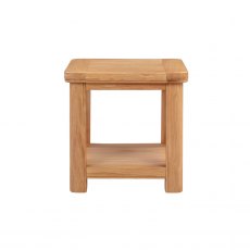 Chagford Oak Lamp Table with Shelf Chagford Oak Lamp Table with Shelf