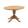 Papaya Chagford Oak 100cm Round Extending Dining Table