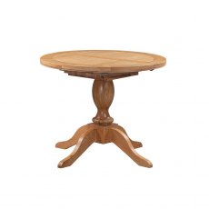 Chagford Oak 100cm Round Extending Dining Table Chagford Oak 100cm Round Extending Dining Table