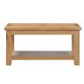 Papaya Kenton Oak Coffee Table with Shelf