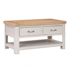 Chagford Painted Coffee Table with 2 Drawers Chagford Painted Coffee Table with 2 Drawers