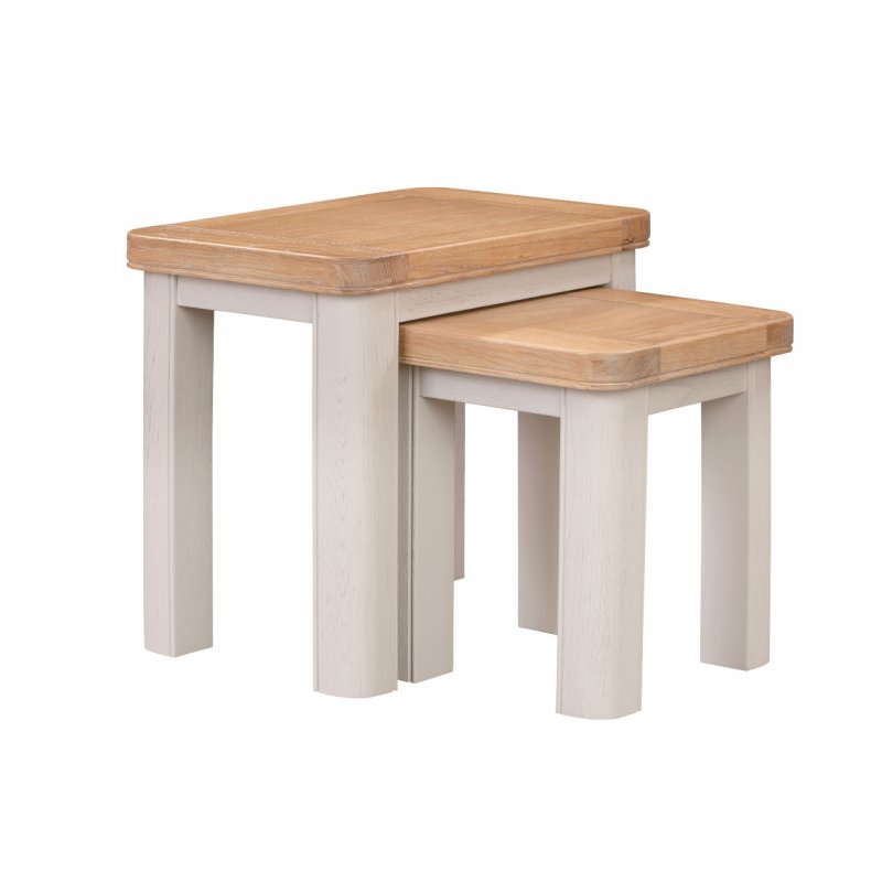 Papaya Chagford Painted Nest of Tables