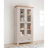 Papaya Chagford Painted Display Cabinet with Glass Doors
