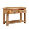 Papaya Kenton Oak  Small Console Table