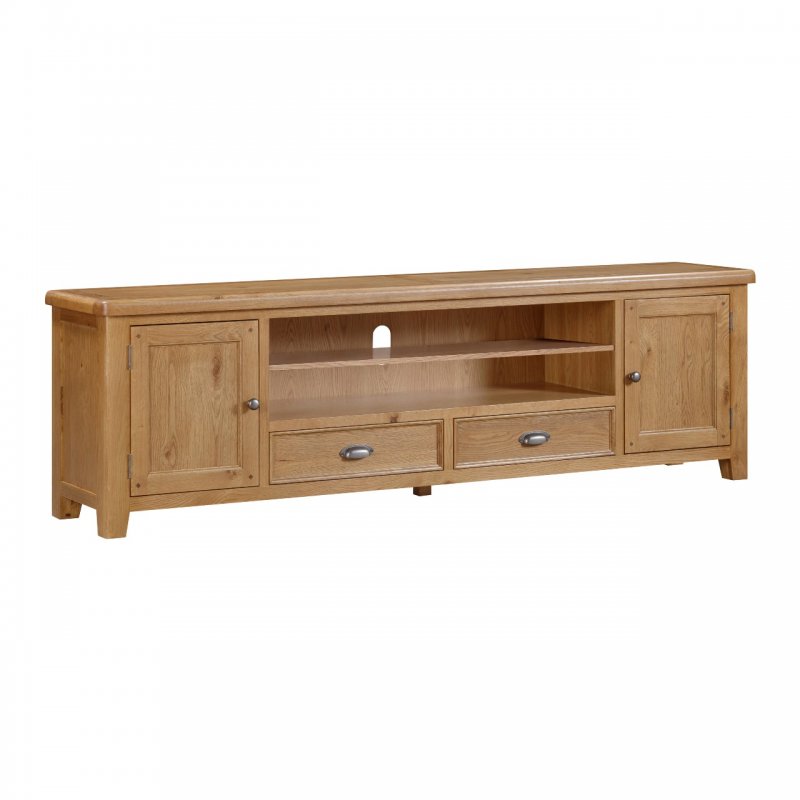 Papaya Kenton Oak Extra Large TV Unit
