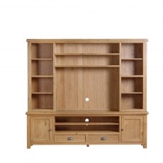 Kenton Oak Media Bookcase Top for XL TV Unit (top only) Kenton Oak Media Bookcase Top for XL TV Unit (top only)