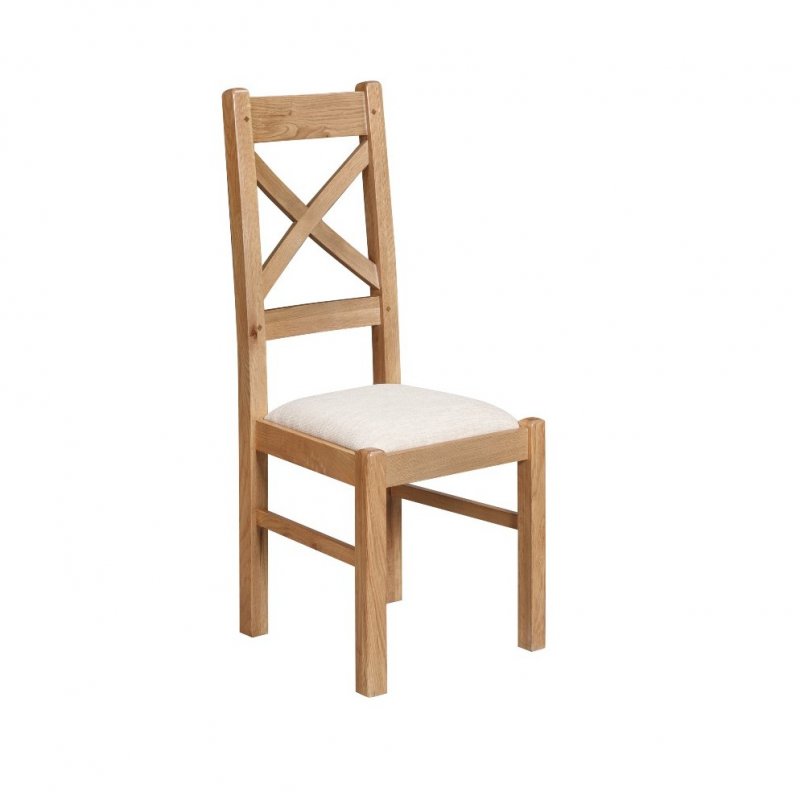 Papaya Kenton Oak  Cross Back Dining Chair