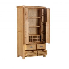 Kenton Oak Double Larder Cupboard Kenton Oak Double Larder Cupboard