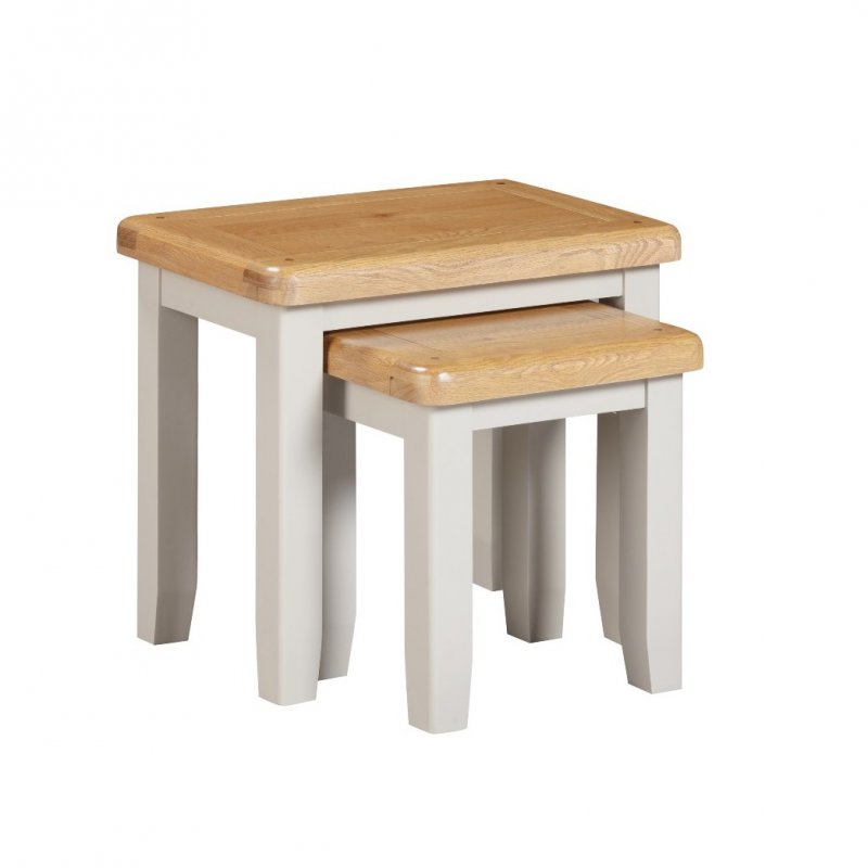 Papaya Kenton Painted Nest of Tables