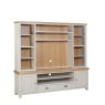 Papaya Kenton Painted Media Bookcase Top for XL TV Unit (top only)