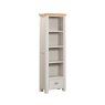 Papaya Kenton Painted Slim Bookcase