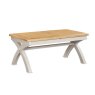 Papaya Kenton Painted Small Cross Leg Extending Dining Table