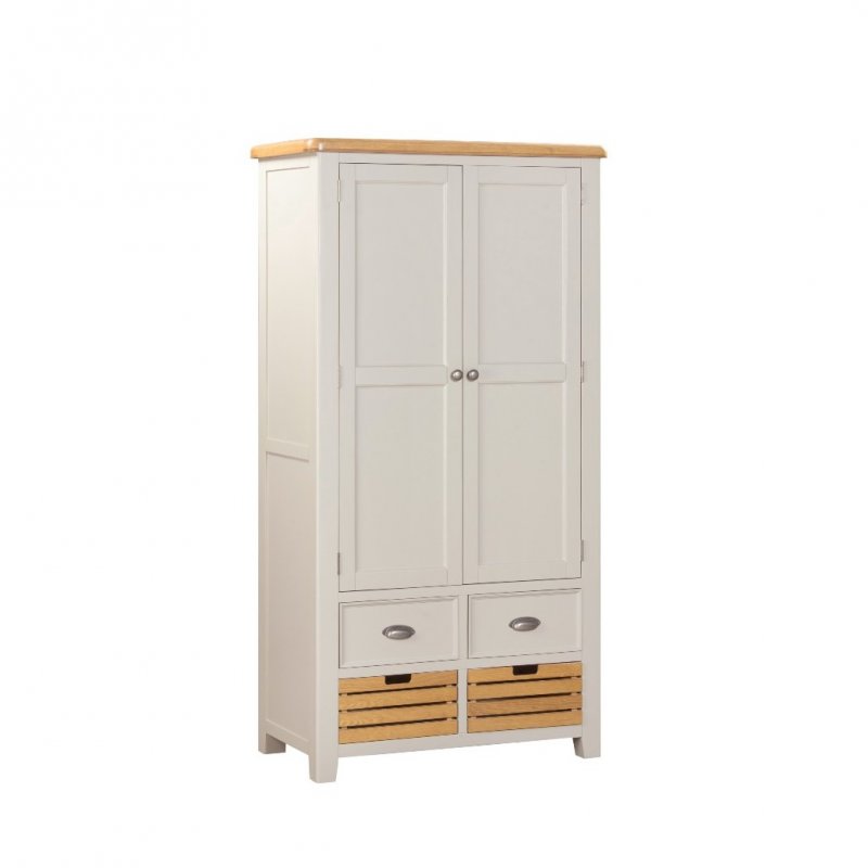 Papaya Kenton Painted  Double Larder Cupboard