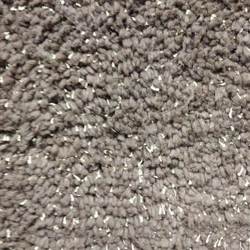 Oriental Carpets & Rugs Brown Shaggy Indian Rug (240 x 150cm)