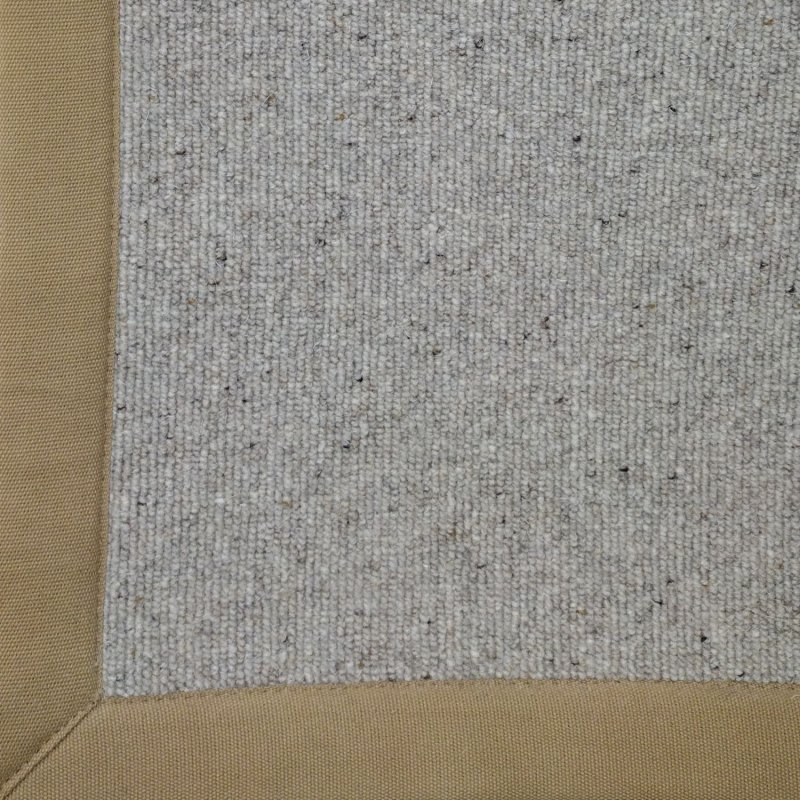 Alternative Flooring Alternative Wool Rug with Beige Border (180 x 120cm)