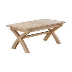 Farringdon Oak Cross Leg Extending Dining Table Farringdon Oak Cross Leg Extending Dining Table