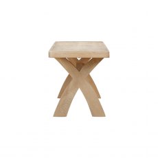 Farringdon Oak Cross Leg Bench Farringdon Oak Cross Leg Bench