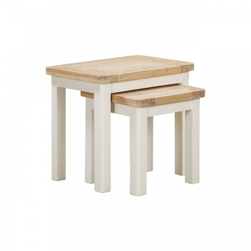 Papaya Farringdon Painted Nest of Tables