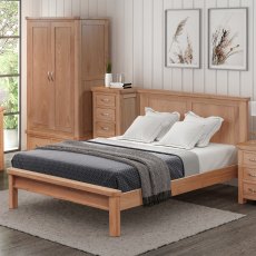 Chagford Oak Double Bedframe Chagford Oak Double Bedframe