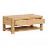 Papaya Coppice Oak Coffee Table with 2 Drawers