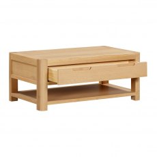 Coppice Oak Coffee Table with 2 Drawers Coppice Oak Coffee Table with 2 Drawers