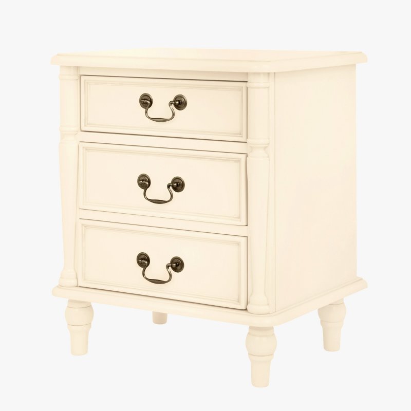Qualita Laura Ashley Clifton 3 Drawer Bedside