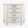 Qualita Laura Ashley Clifton  4 Drawer Half Moon Chest
