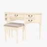 Qualita Laura Ashley Clifton 5 Drawer Dressing Table and Stool