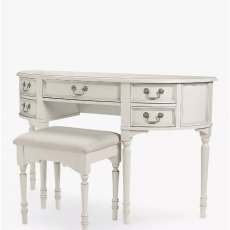 Laura Ashley Clifton 5 Drawer Dressing Table and Stool