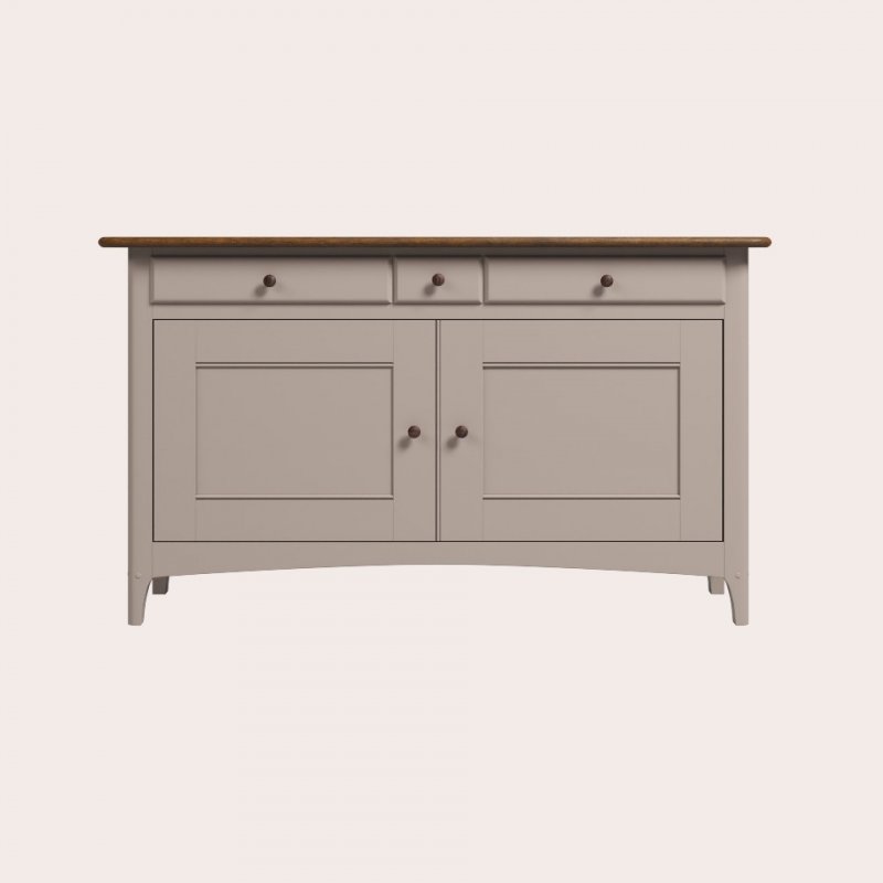 Qualita Laura Ashley Hapton  2 Door 3 Drawer Sideboard