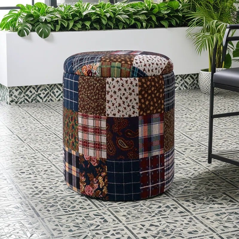 Taylors Patchwork Storage Stool