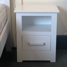 MODO  Small 1 Drawer Open Shelf Bedside
