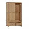 Papaya Farringdon Oak Double Wardrobe