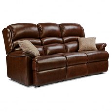 Sherborne Olivia Fixed 3 Seater Sofa (leather) Sherborne Olivia Fixed 3 Seater Sofa (leather)